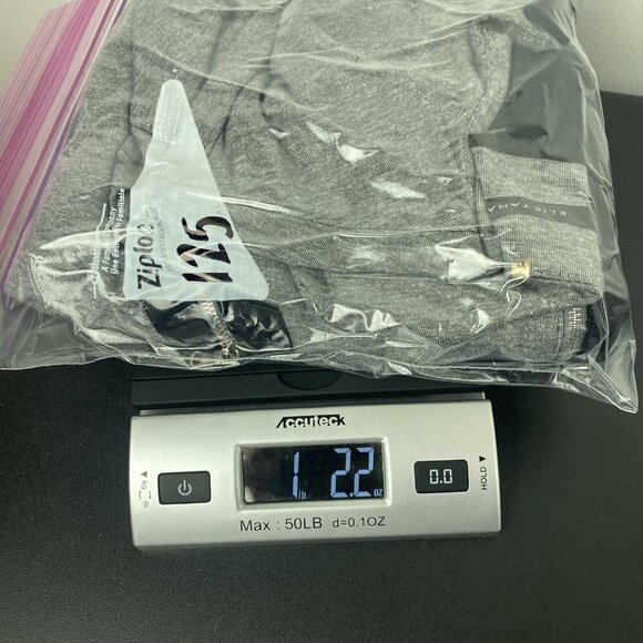 Elie Tahari Women's Zip Jacket Size XL Gray Heathered Black Accents - Picture 11 of 11